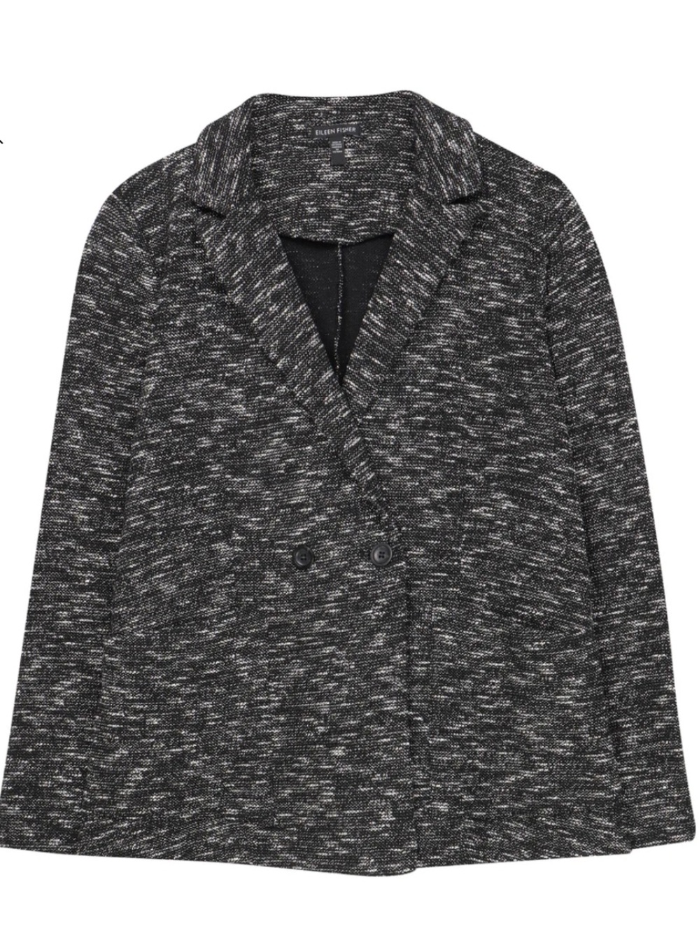 Eileen Fisher Tweedy Organic Cotton Knit Jacket 1X